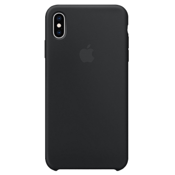 Silikon Case iPhone XS Max MRWE2ZM/A schwarz