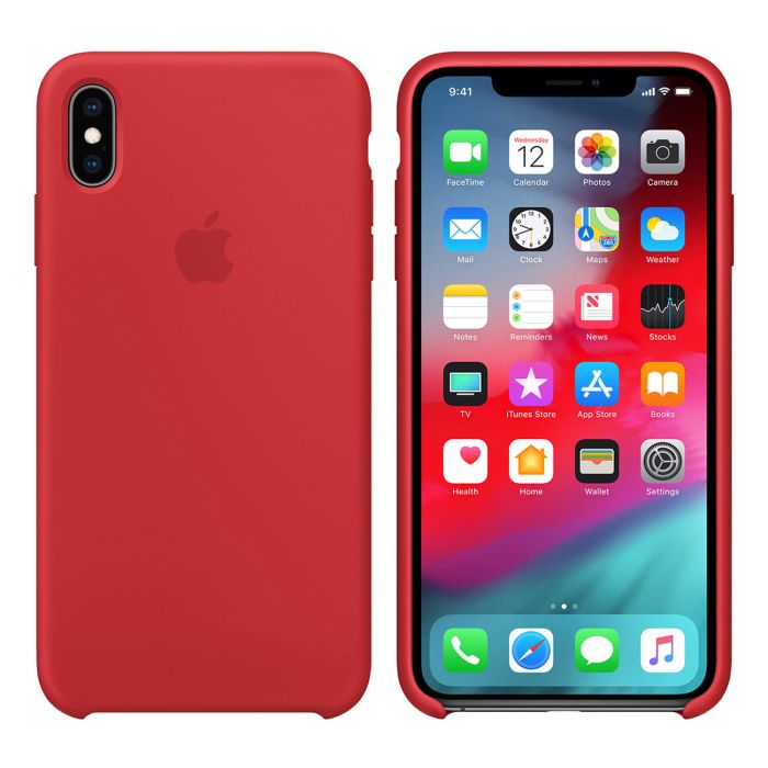 Silikon Case iPhone XS Max MRWH2ZM/A rot